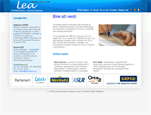Tablet Screenshot of lea-finance.ro